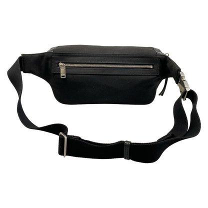 Saint Laurent Paris Waist Pouch Black Leather — view 3