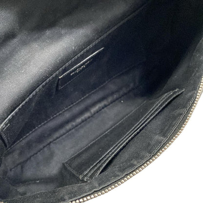 Saint Laurent Paris Waist Pouch Black Leather — view 7