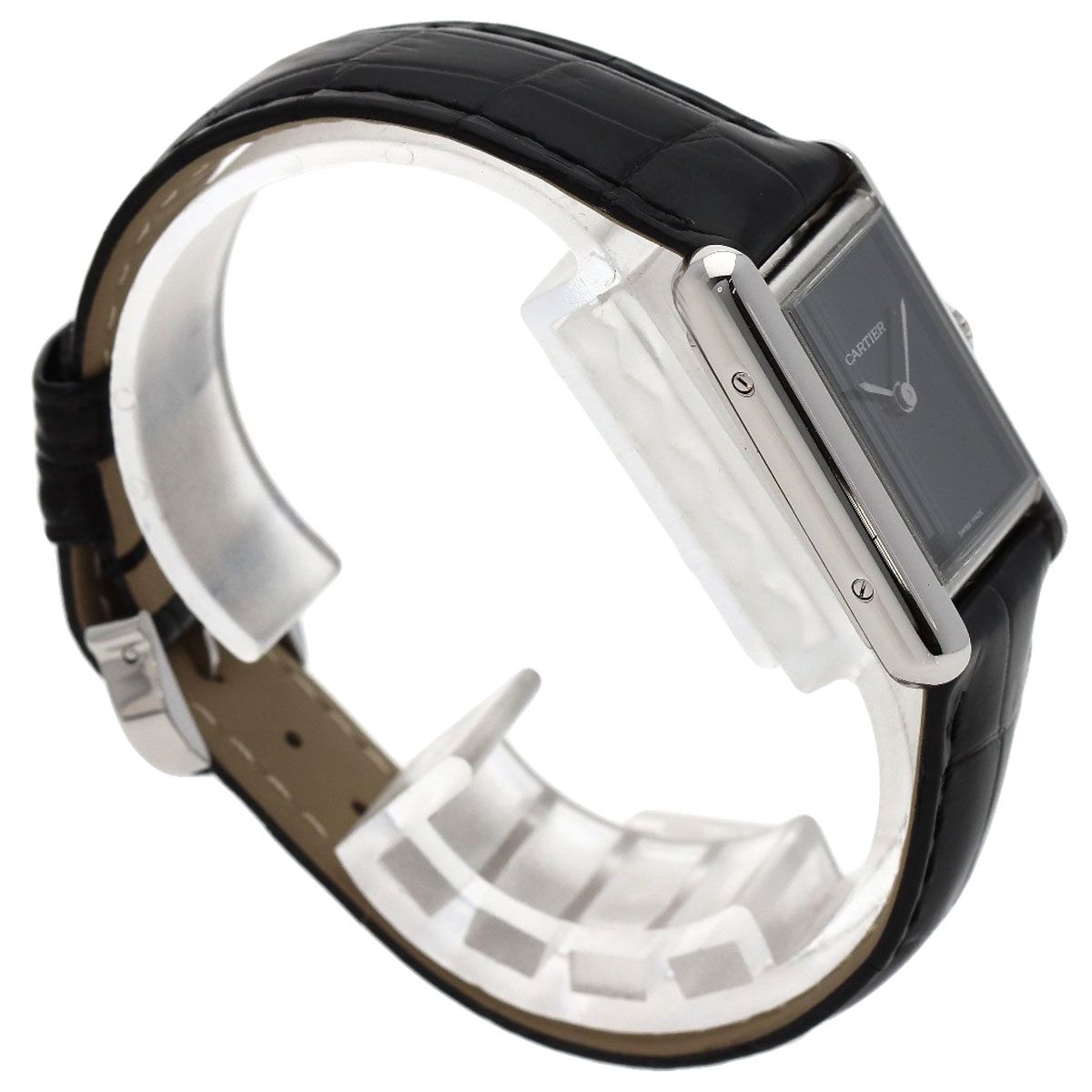 Cartier Tank Must SM Watch SS Leather — view 2