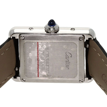 Cartier Tank Must SM Watch SS Leather — view 6