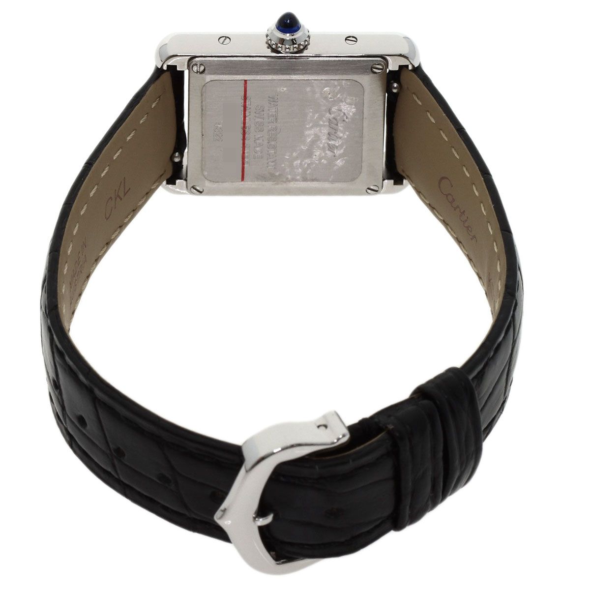 Cartier Tank Must SM Watch SS Leather — view 7