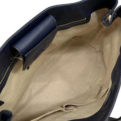 Gucci Tote Bag Flora Light Blue Navy Multi in Japan Leather — view 7