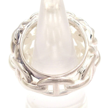 Hermes Ring 53 Chaine D'ancre Multi Chain TGM Silver — view 3