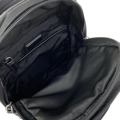 Prada Shoulder Bag Black Navy Multi Leather — view 7