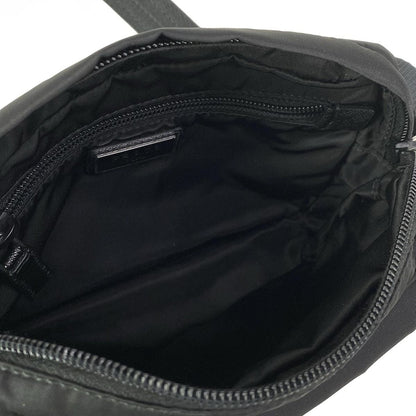 Prada Shoulder Bag Black Navy Multi Leather — view 7