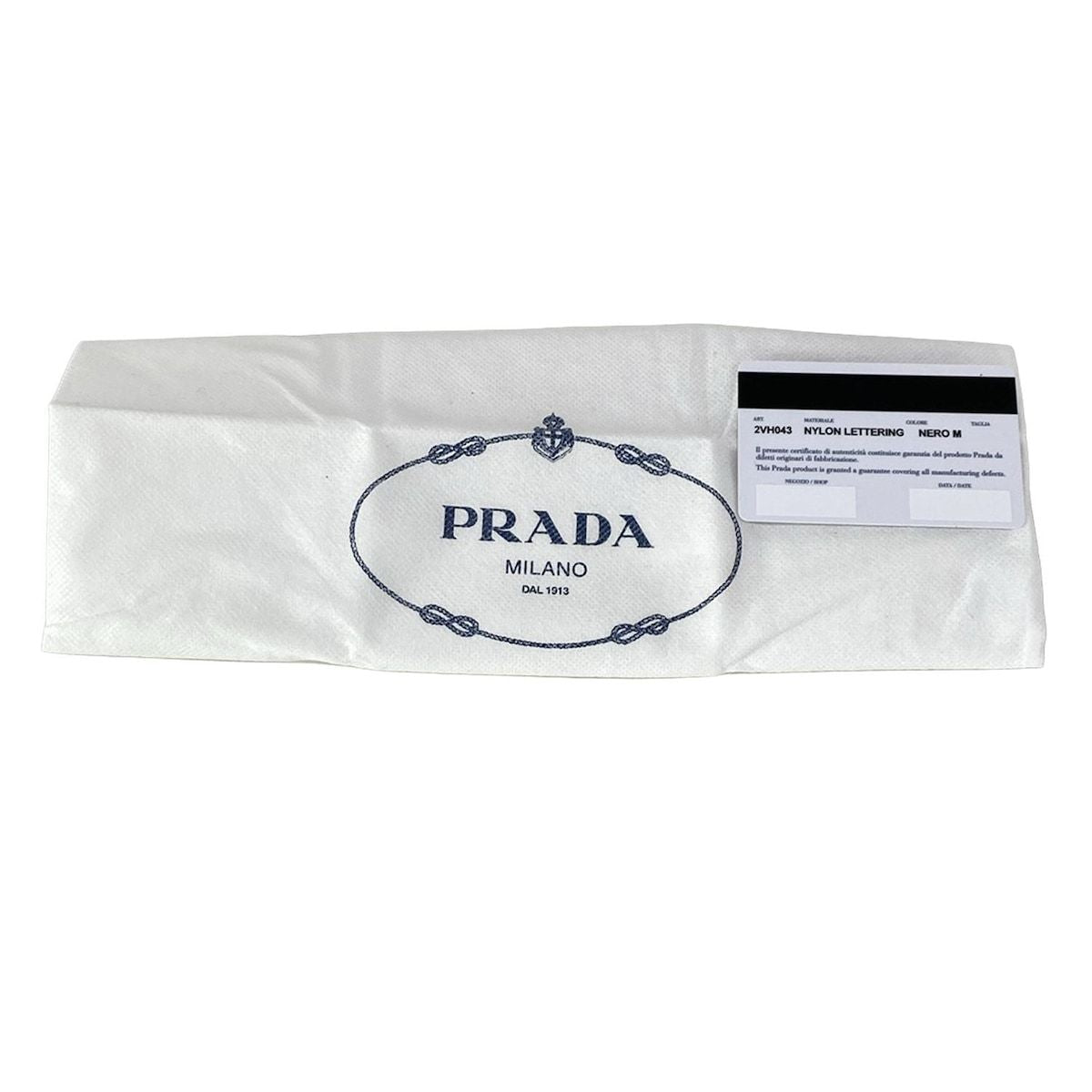 Prada Shoulder Bag Black Navy Multi Leather — view 8