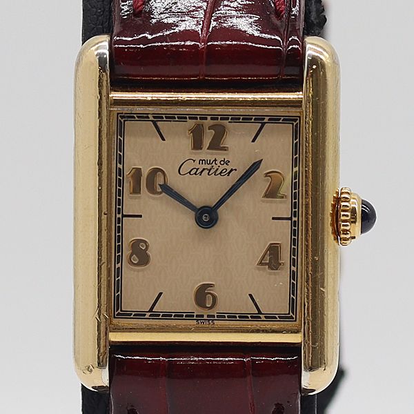 Cartier Class Must Tank Emiri Henmi 925 Ivory Watch