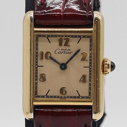 Cartier Class Must Tank Emiri Henmi 925 Ivory Watch