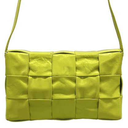Bottega Veneta Shoulder Bag Cassette Light Green Leather — view 3