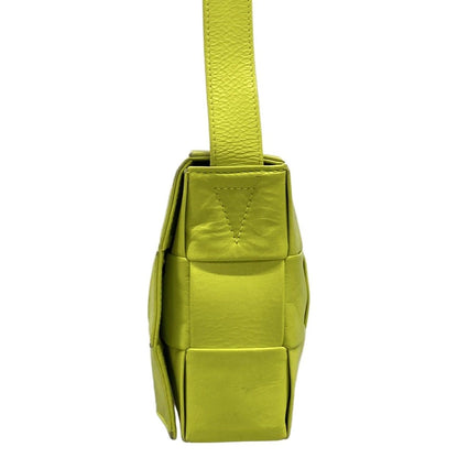 Bottega Veneta Shoulder Bag Cassette Light Green Leather — view 4
