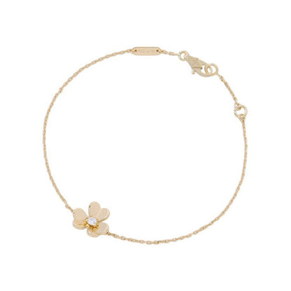 Van Cleef & Arpels Bracelet Frivole Mini Model Diamond 18k Yellow Gold