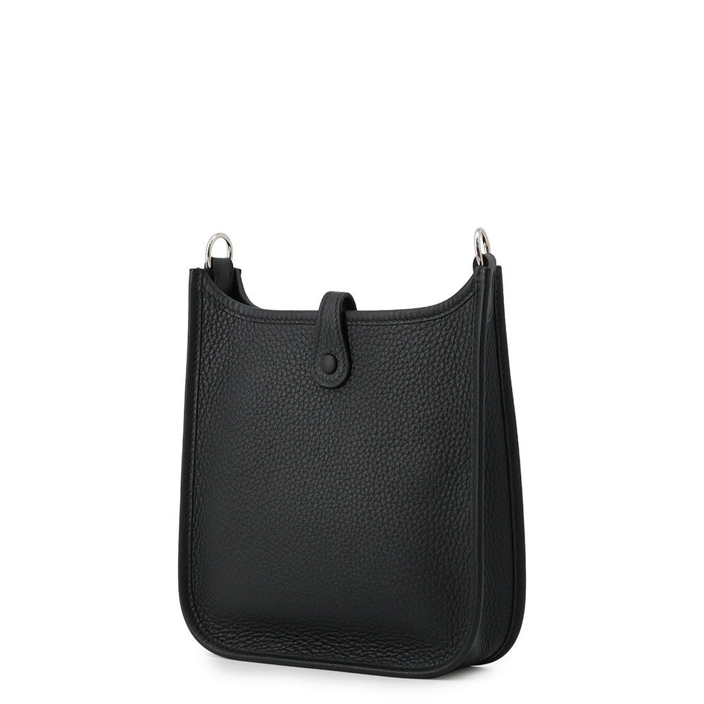 Hermes Shoulder Bag Evelyne TPM 111 Amazon Black Silver Taurillon Clemence — view 2