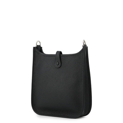 Hermes Shoulder Bag Evelyne TPM 111 Amazon Black Silver Taurillon Clemence — view 2