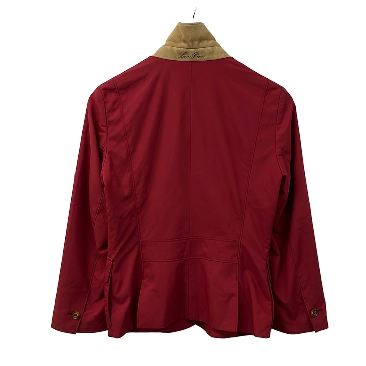 Loro Piana Jacket M Red Long Sleeve Fall Spring 40 — view 2
