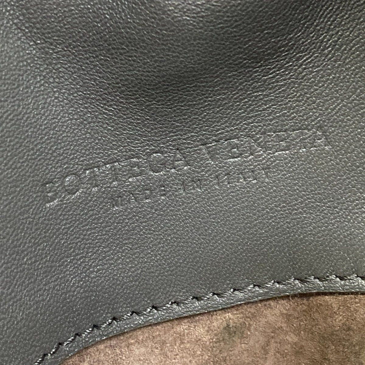 Bottega Veneta Tote Bag Parachute Dark Gray Leather — view 8