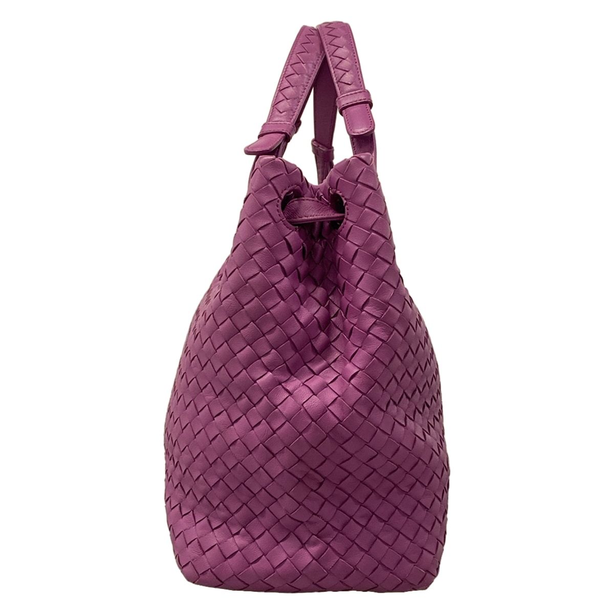 Bottega Veneta Handbag Medium Garda Bag Purple Leather — view 2