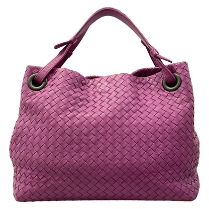 Bottega Veneta Handbag Medium Garda Bag Purple Leather — view 3