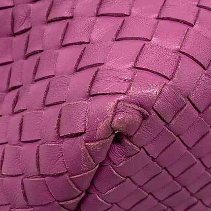 Bottega Veneta Handbag Medium Garda Bag Purple Leather — view 6
