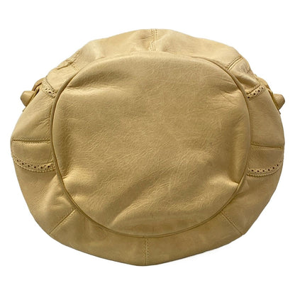 Balenciaga Tote Bag Giant Pom Beige Leather — view 5