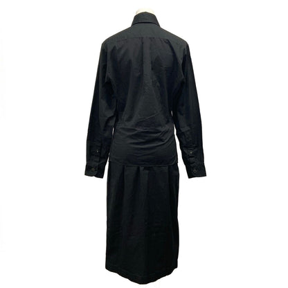 Hermes Dress S Martin Margiela Era Black Shirt Long Sleeve Length Cotton 34 — view 2