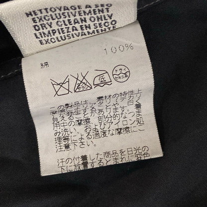 Hermes Dress S Martin Margiela Era Black Shirt Long Sleeve Length Cotton 34 — view 4