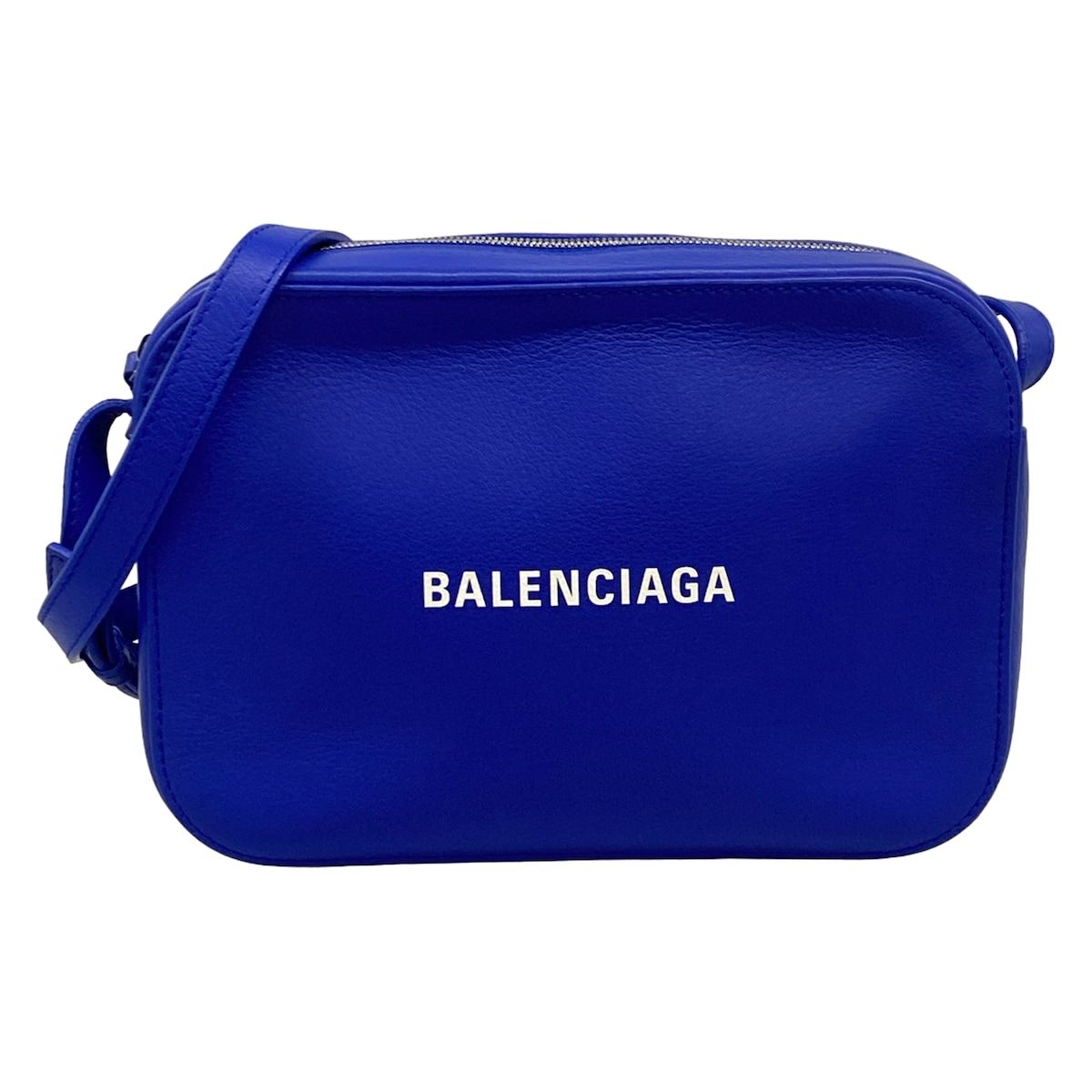 Balenciaga Shoulder Bag Everyday Blue Leather