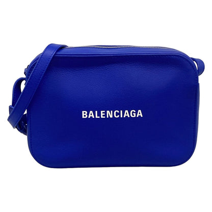 Balenciaga Shoulder Bag Everyday Blue Leather