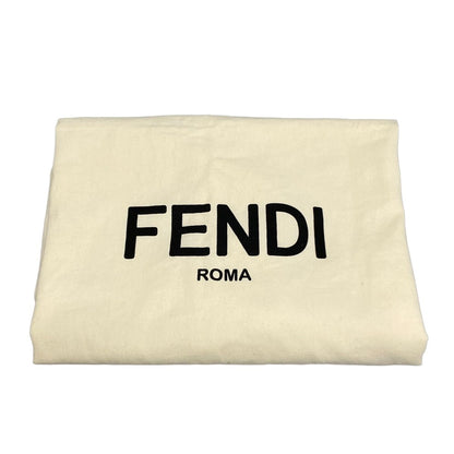 Fendi Tote Bag Shopping Medium Beige Black Leather — view 8