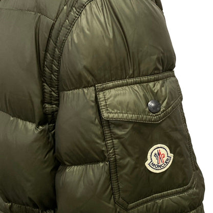 Moncler Down Jacket XL Marseille Khaki Black Long Sleeve Winter 5 — view 8
