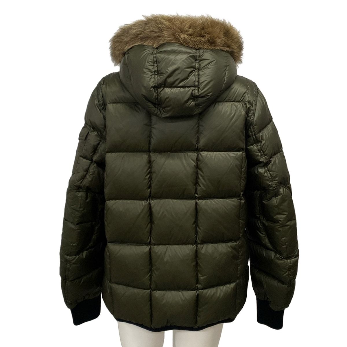 Moncler Down Jacket XL Marseille Khaki Black Long Sleeve Winter 5 — view 2