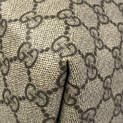Gucci Tote Bag GG Tender Medium Gray Dark Brown Multi — view 6