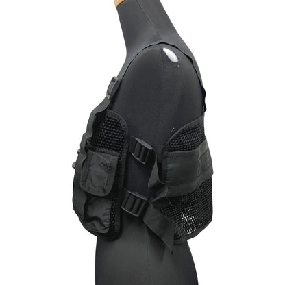Dior Mesh Vest Sleeveless Top Bustier Logo Black S — view 2