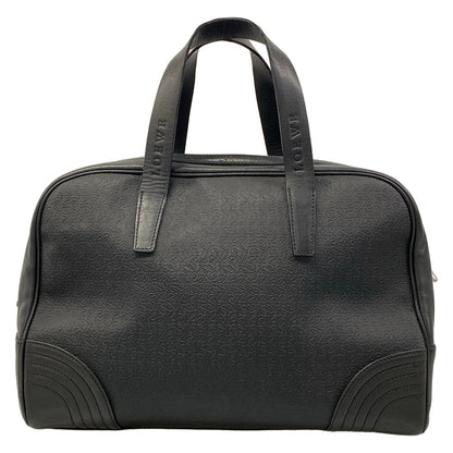 Loewe Handbag Anagram Pattern Black Leather — view 3
