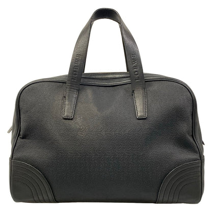 Loewe Handbag Anagram Pattern Black Leather