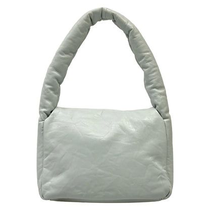 Balenciaga Shoulder Bag Monaco Light Blue Leather — view 3