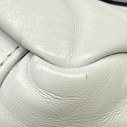 Balenciaga Shoulder Bag Monaco Light Blue Leather — view 6