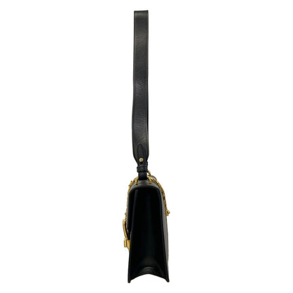 Gucci Shoulder Bag Sylvie Black Green Red Leather — view 4