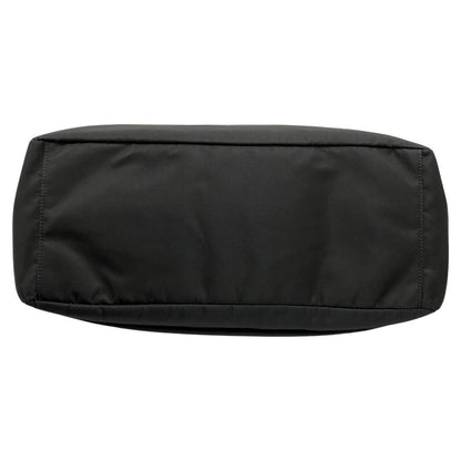 Prada Tessuto Montagn Montaigne Hand Tote Bag Nylon Saffiano Leather Black — view 3