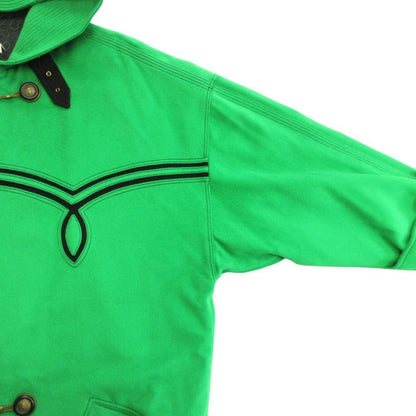 Versace Gianni Medusa Button Duffle Coat Cashmere Blend Vintage Green — view 7