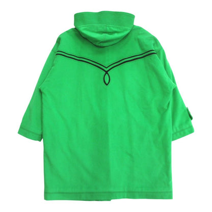 Versace Gianni Medusa Button Duffle Coat Cashmere Blend Vintage Green — view 2