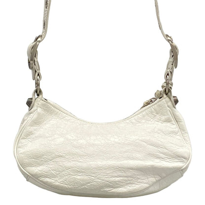Balenciaga Shoulder Bag le Cagole XS White Leather — view 3