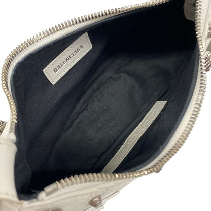 Balenciaga Shoulder Bag le Cagole XS White Leather — view 7