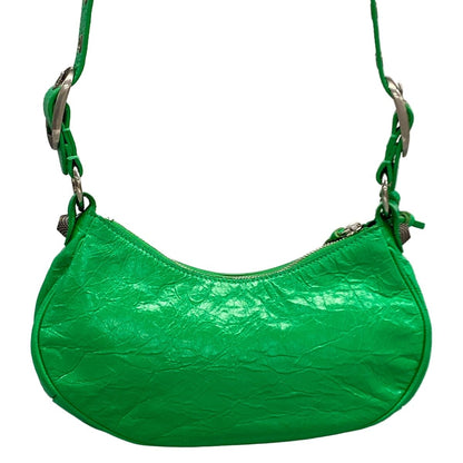 Balenciaga Shoulder Bag le Cagole XS Green Leather — view 3