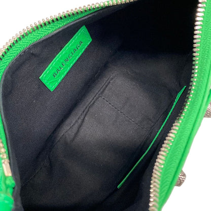 Balenciaga Shoulder Bag le Cagole XS Green Leather — view 7