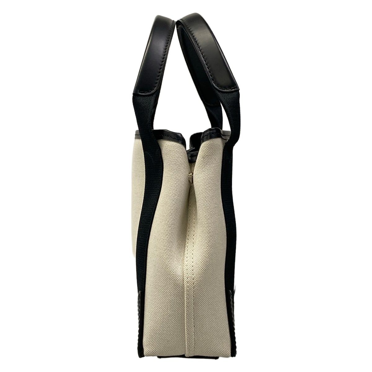Balenciaga Tote Bag Navy Cabas XS Black Ivory Leather — view 2