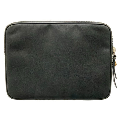 Gucci Clutch Embroidery Black Green Multi — view 3