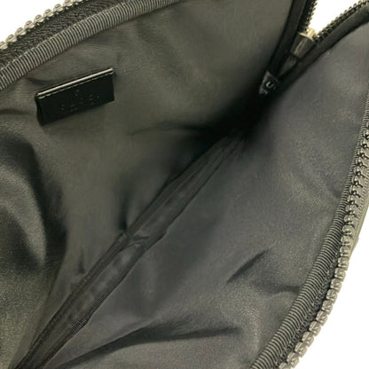 Gucci Clutch Embroidery Black Green Multi — view 7