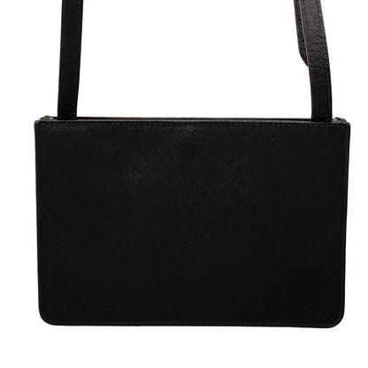 Prada Shoulder Bag Black Leather — view 3