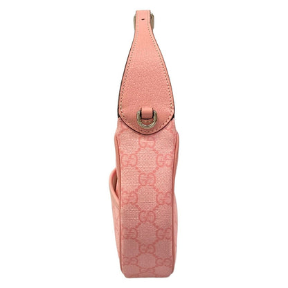 Gucci GG Half Moon Shape Mini Bag Pink Leather — view 4