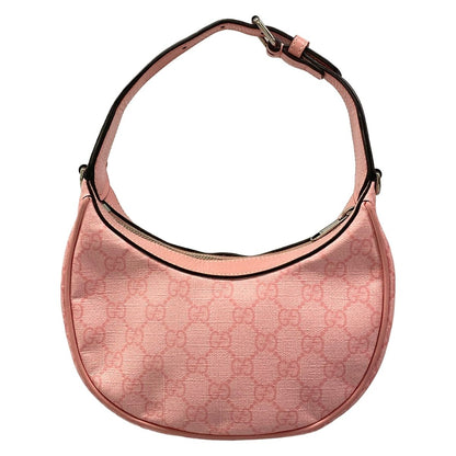 Gucci GG Half Moon Shape Mini Bag Pink Leather — view 3